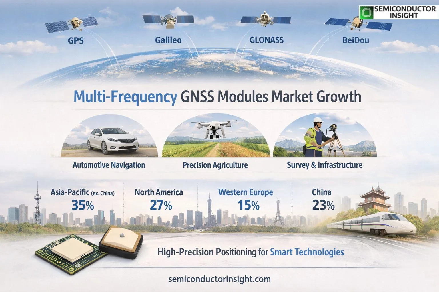 Multi-frequency GNSS Modules Market OutLook & Growth