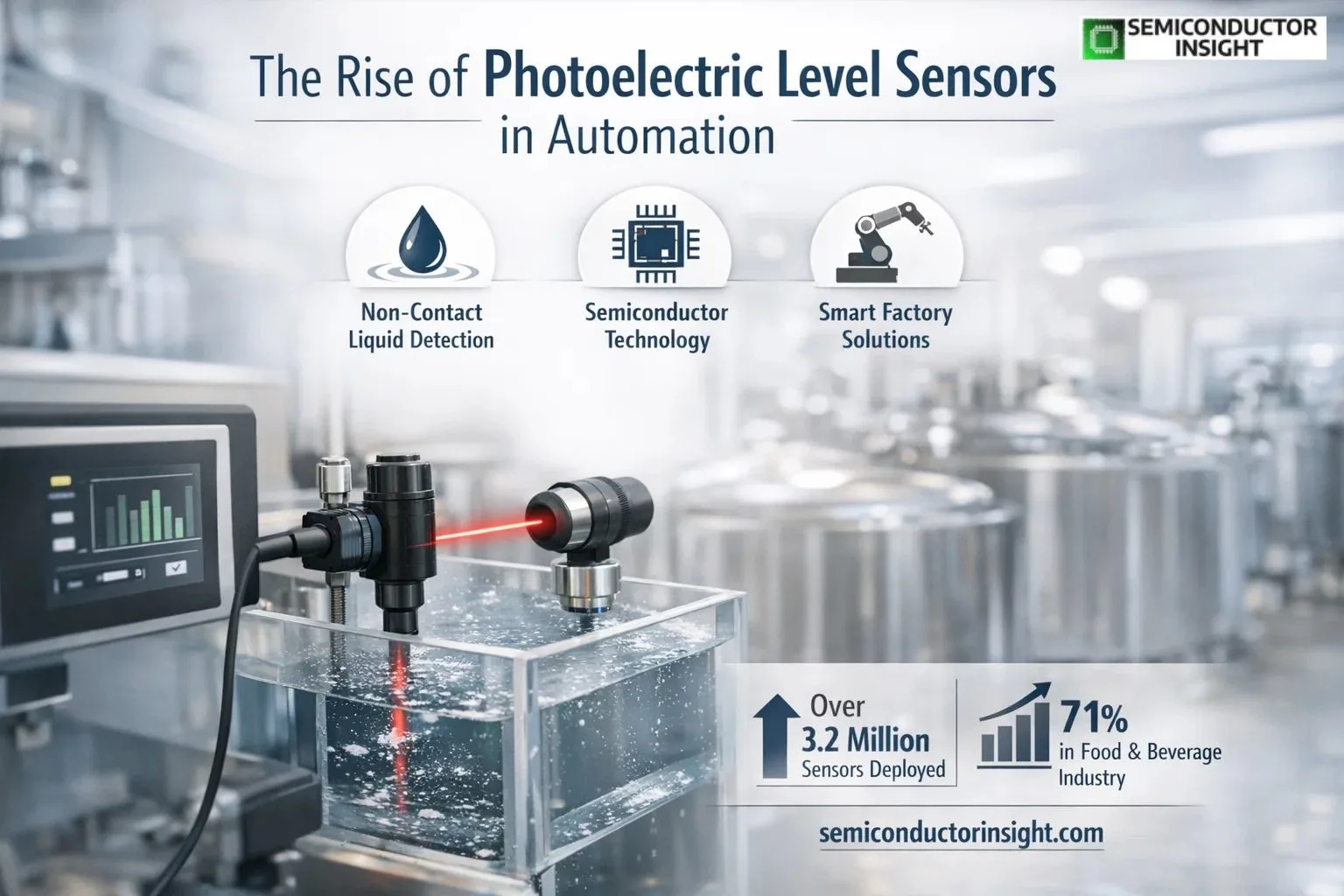 Process Automation and Optical Detection in the Photoelectric Size & Growth