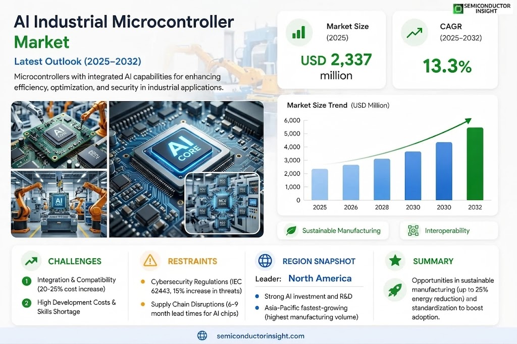 AI Industrial Microcontroller Market Size, Trends and Growth 
