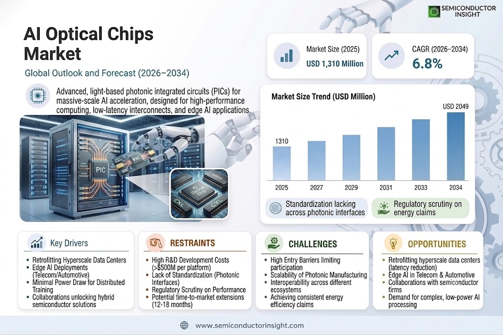 AI Optical Chips Market
 Size and Share