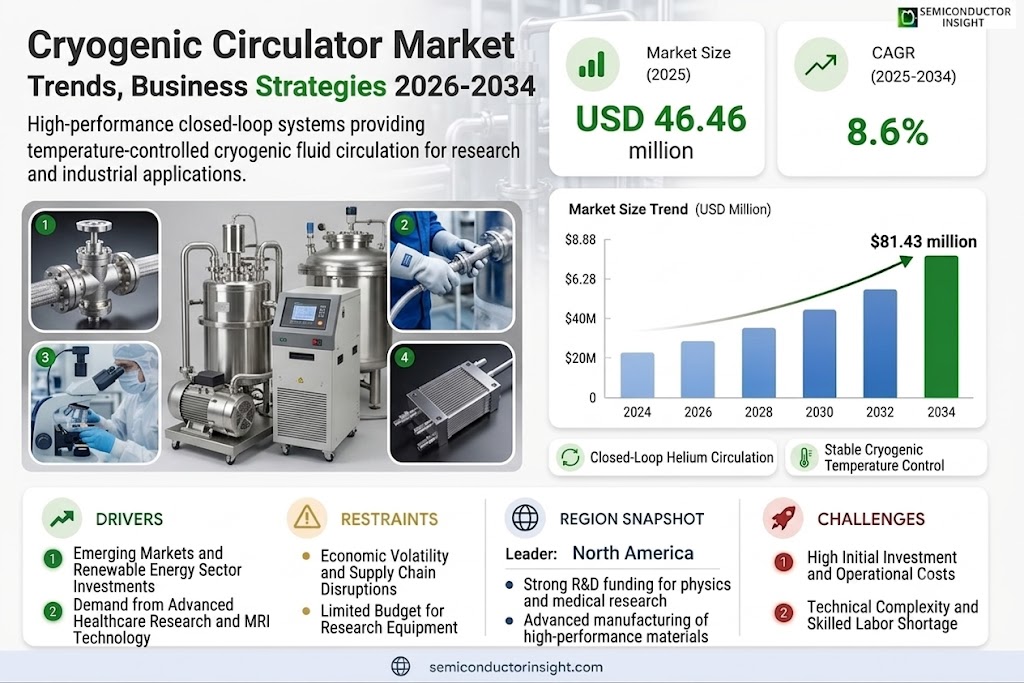 Cryogenic Circulator Market
 Share, Growth and Size