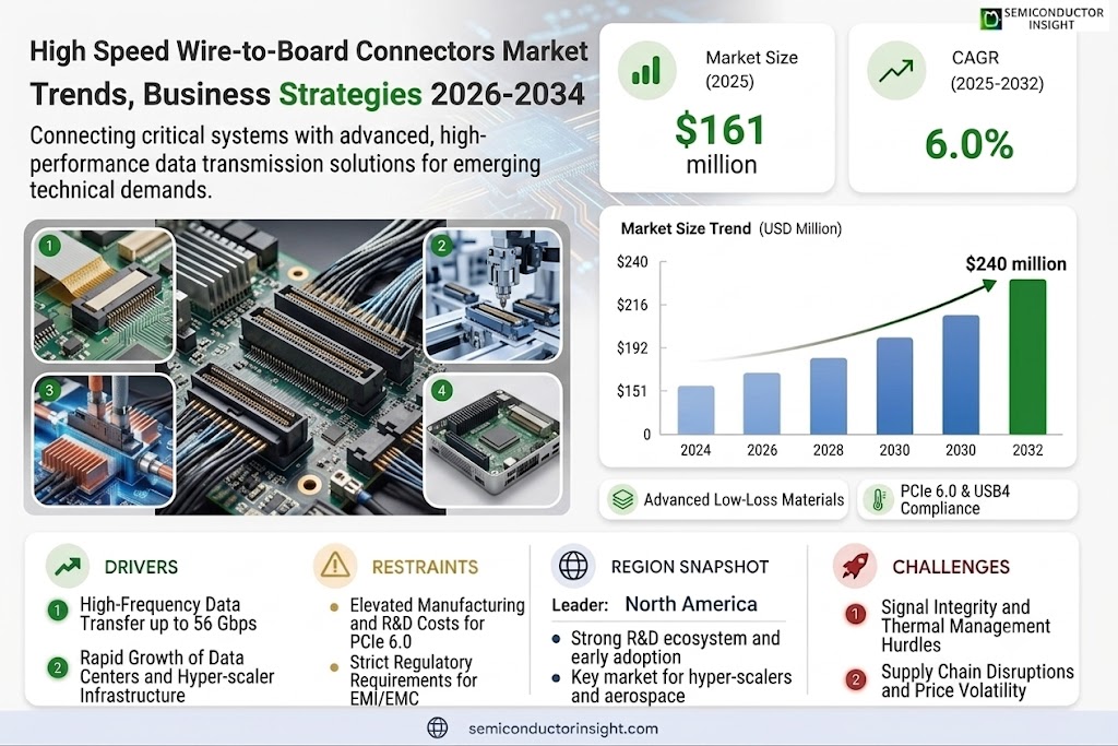 High Speed Wire-to-Board Connectors Market Growth, Share and Forecast 