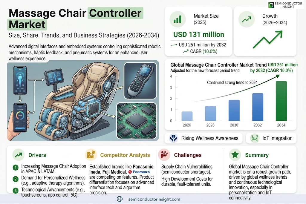 Massage Chair Controller Market Size, Trends and Growth 
