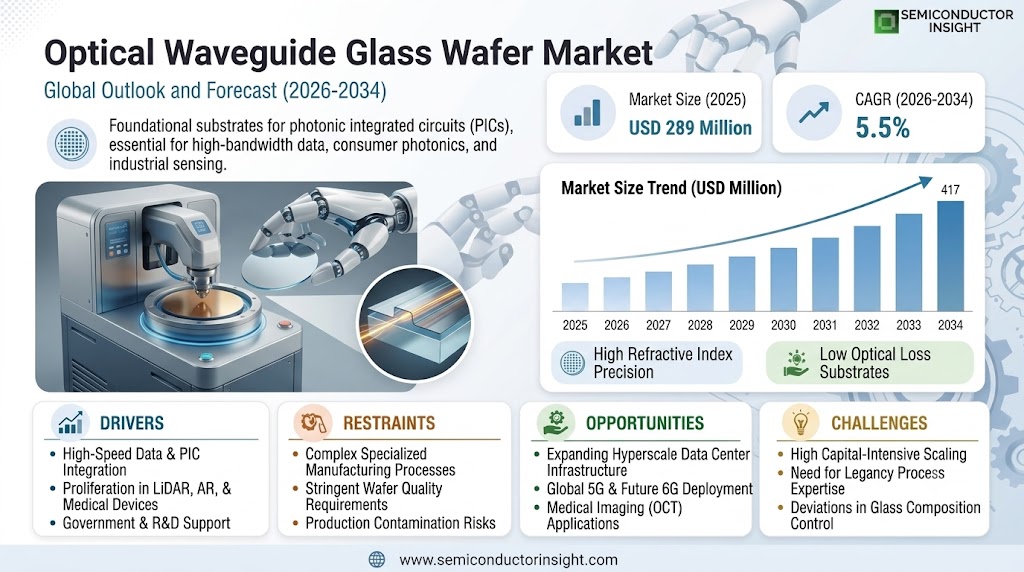 Optical Waveguide Glass Wafer Market
 Trends and Growth