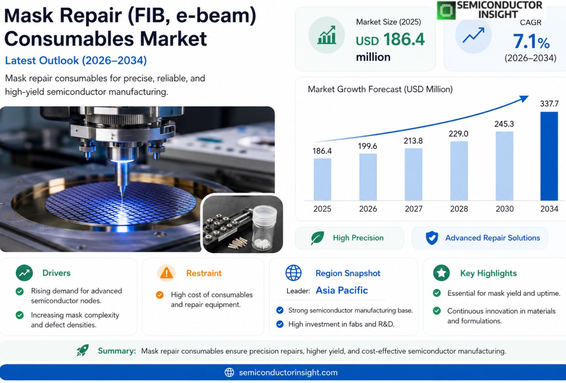 Mask Repair (FIB, e-beam) Consumables Market Prizing