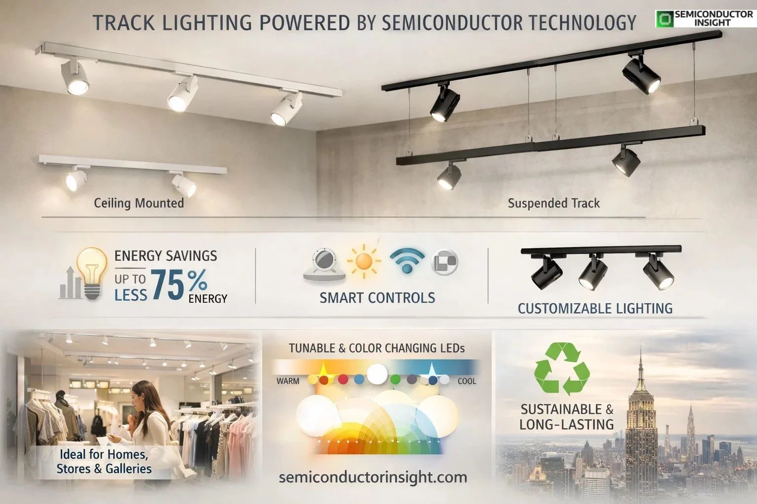 Smart Track Lighting Market Systems Transforming Modern Infrastructure and Retail Spaces