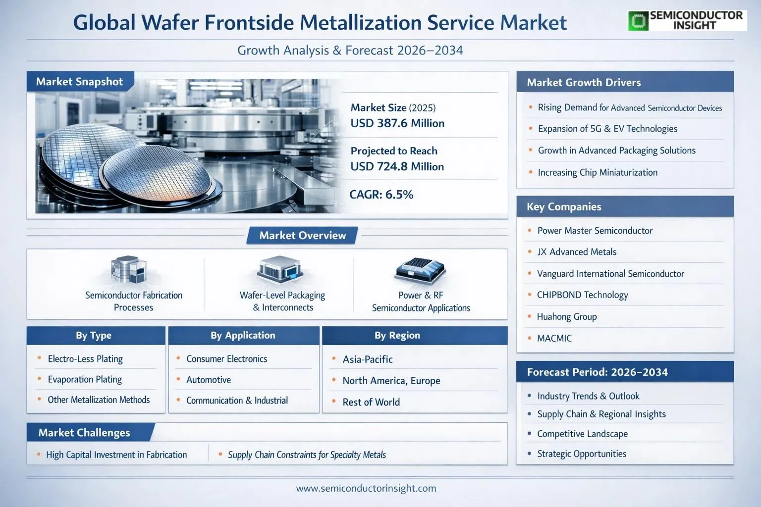 Wafer Frontside Metallization Service Market Insights 