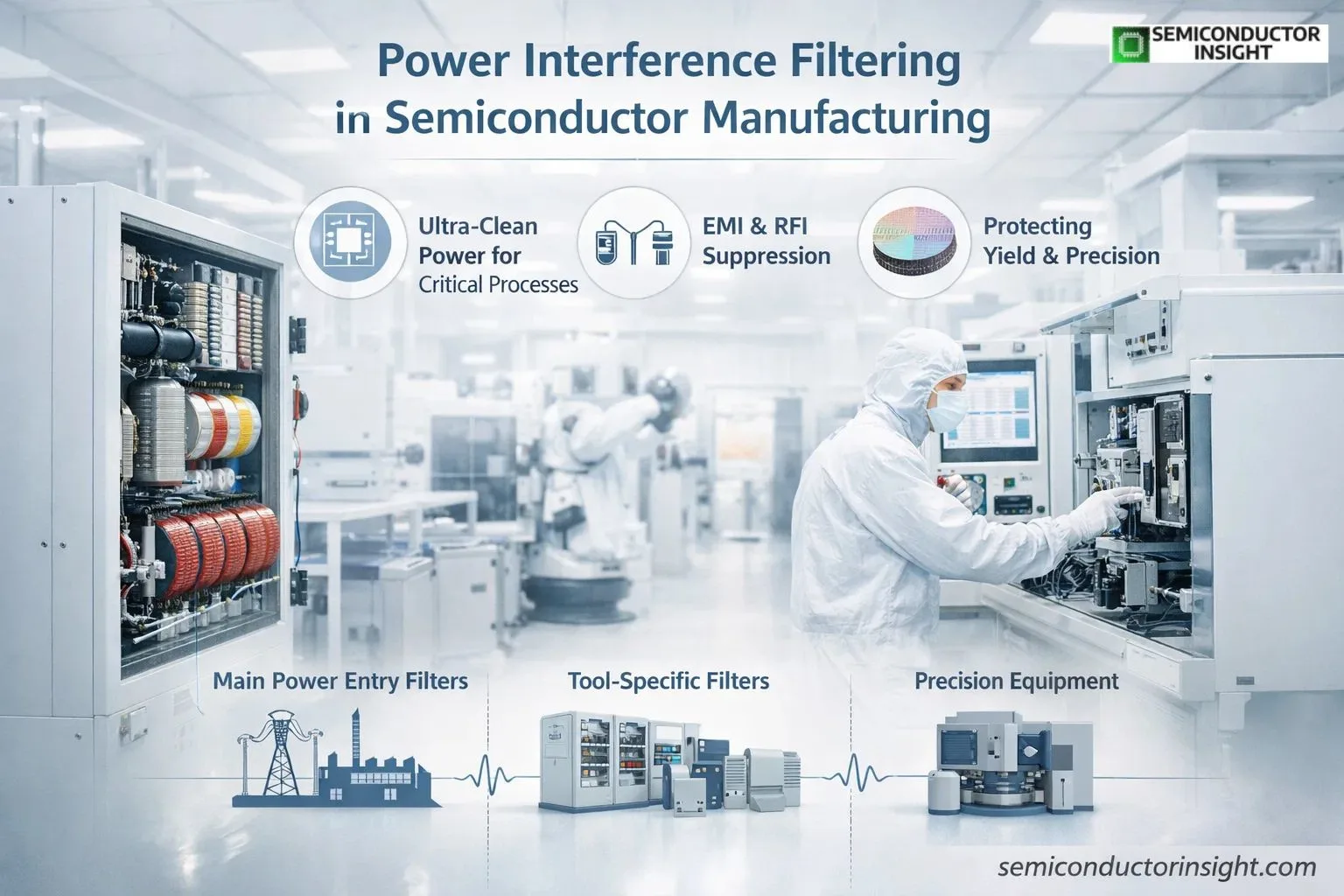 Semiconductor Systems Driving Power Interference Filtering