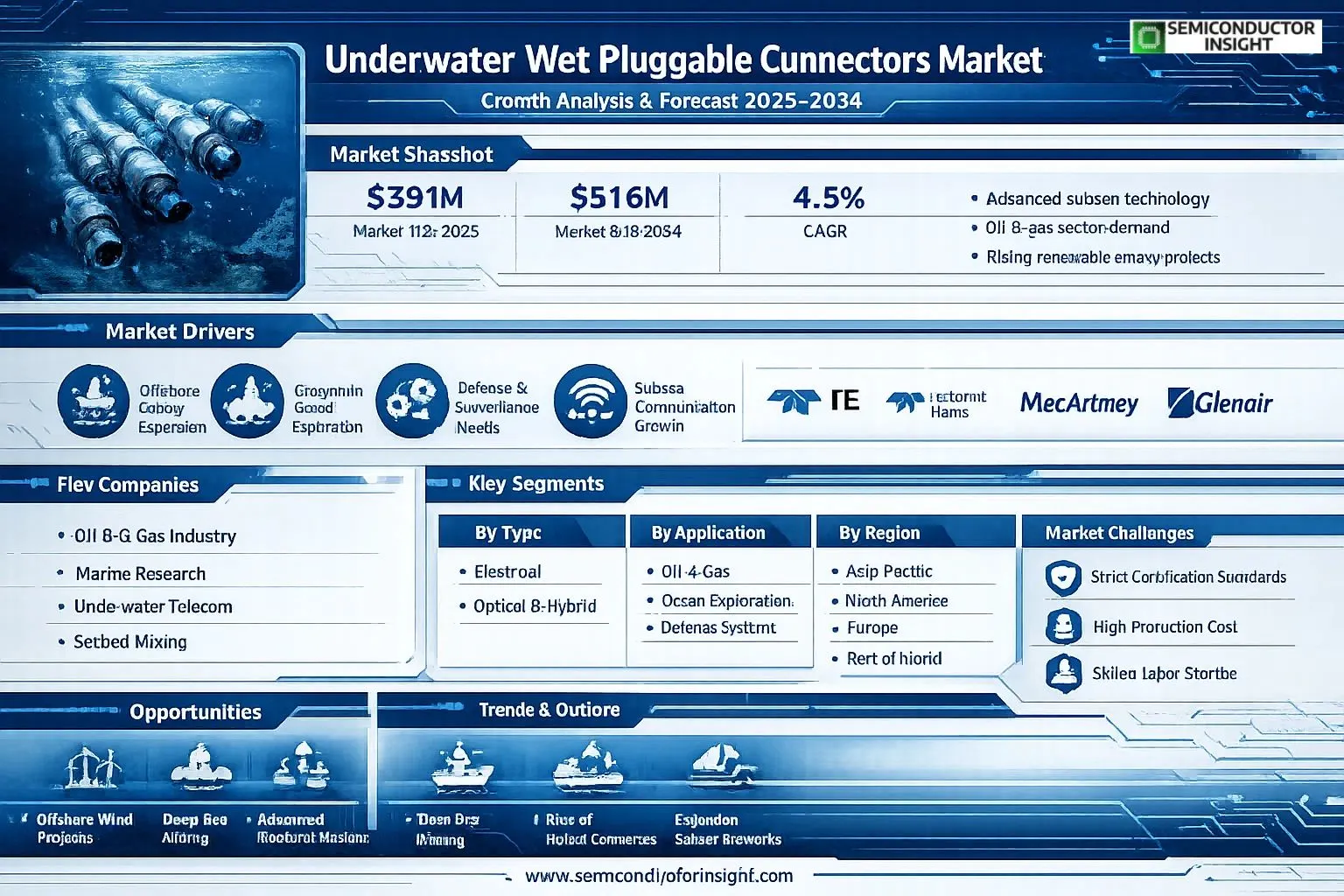 Underwater Wet Pluggable Connectors Market, Trends, Business Strategies 2026-2034