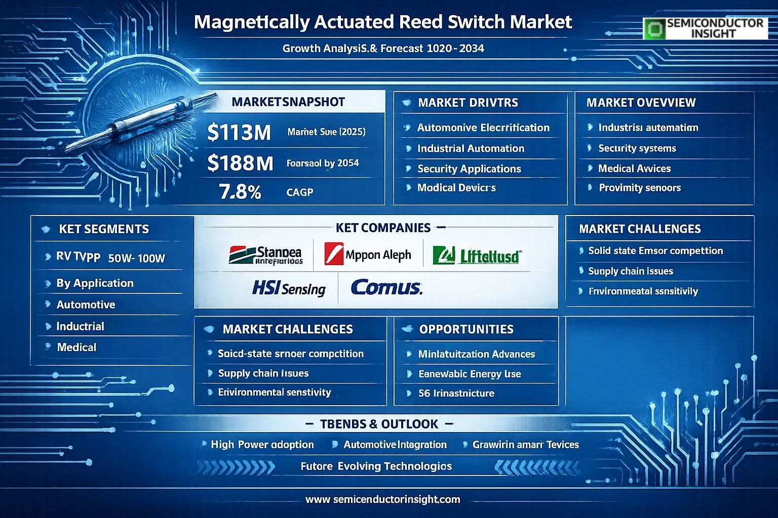 Magnetically Actuated Reed Switch Market
