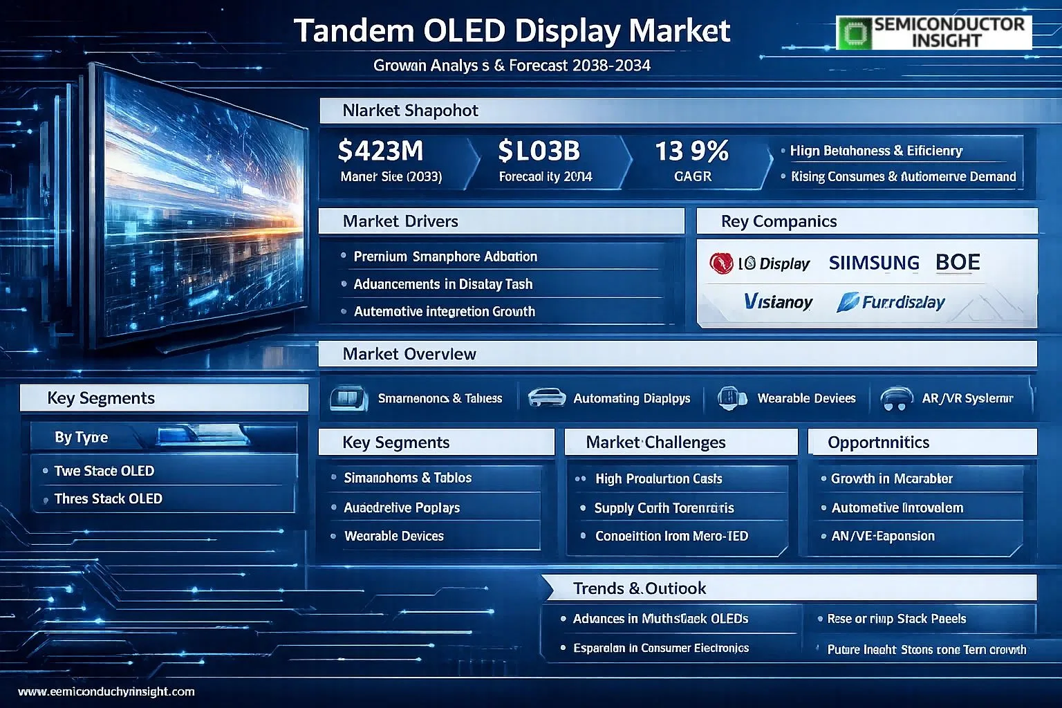 Tandem OLED Display Market Insights 