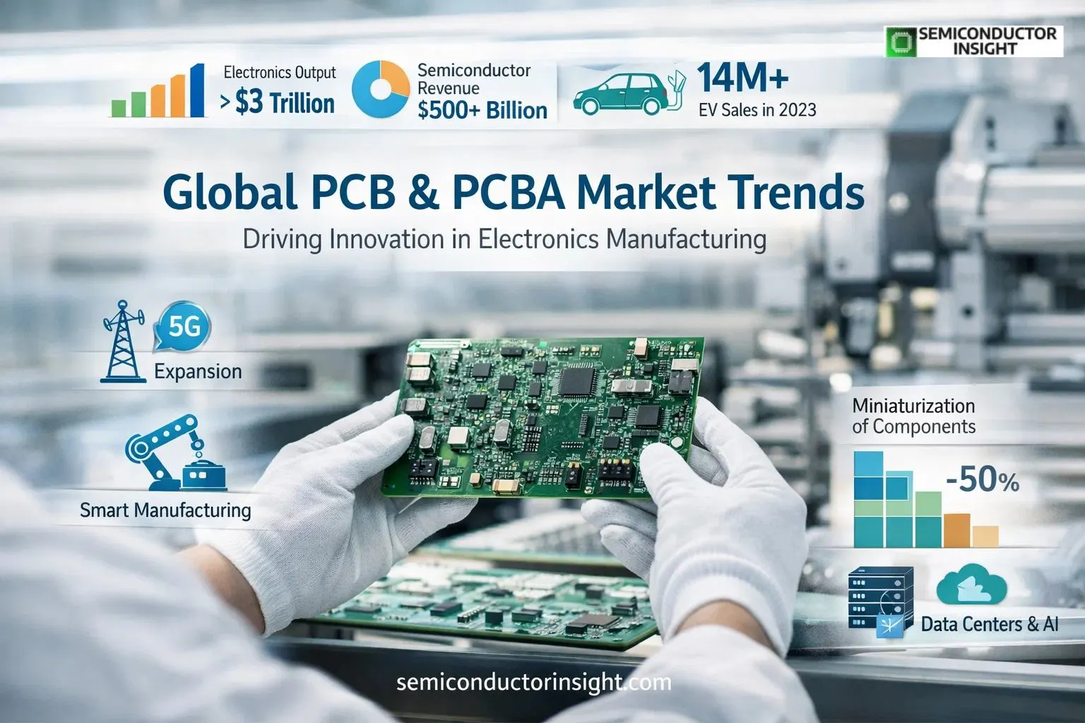 PCB & PCBA Market Evolution Fueled by Miniaturization and Advanced Packaging