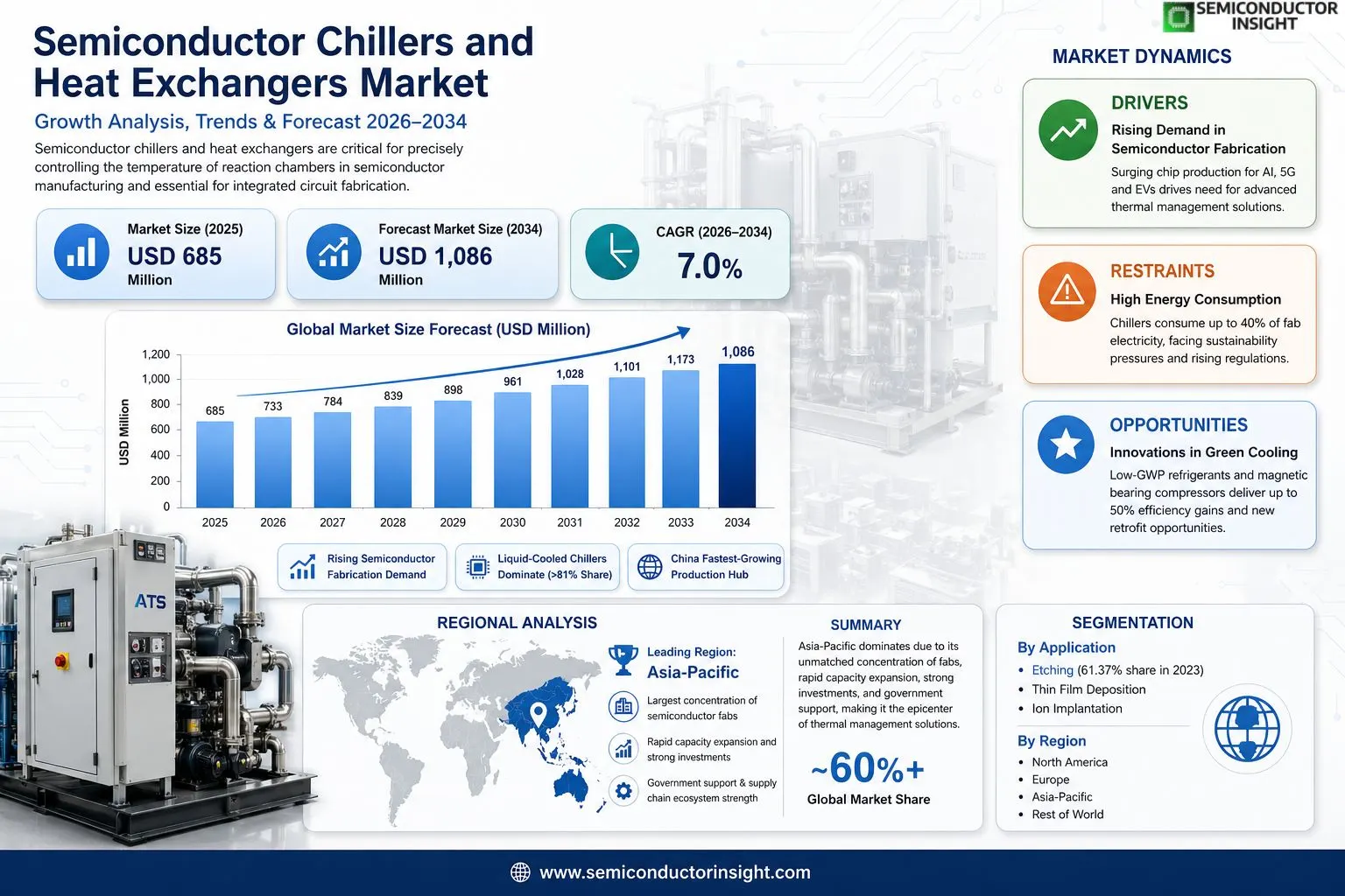 Semiconductor Chillers and Heat Exchangers Market