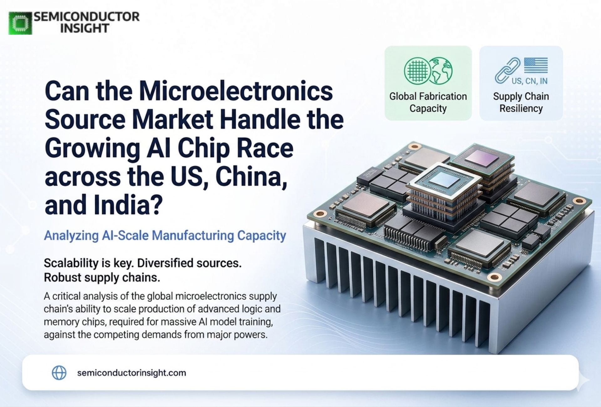Can source of microelectronics market Handle the Growing AI Chip