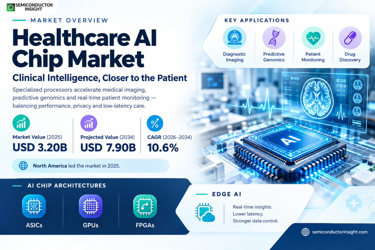 Healthcare AI Chip Market Size & Growth 