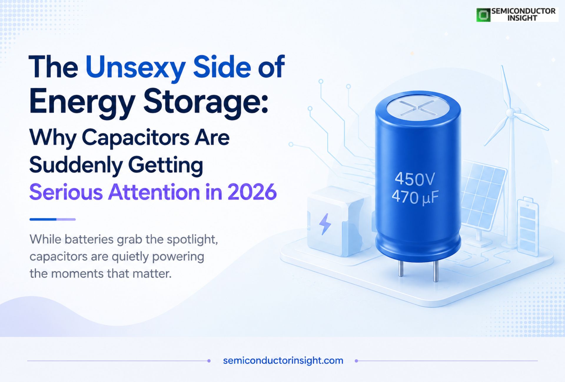 The Unsexy Side of Energy Storage: Why Capacitors Are Suddenly Getting Serious Attention in 2026