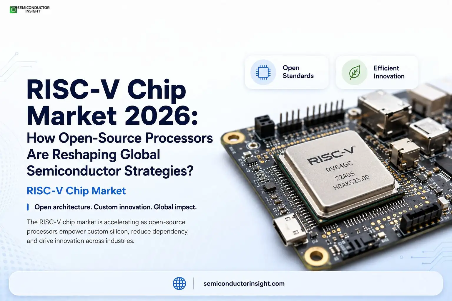 RISC-V Chip Market 2026: How Open-Source Processors Are Reshaping Global Semiconductor Strategies?