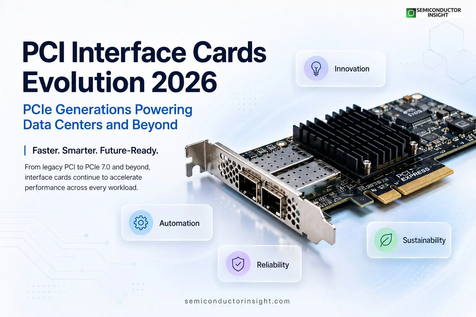 PCI Interface Cards Evolution 2026: PCIe Generations Powering Data Centers and Beyond