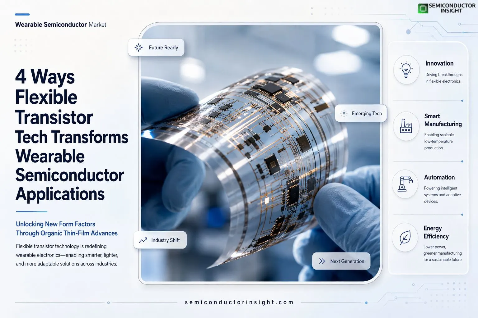 4 Ways Flexible Transistor Tech Transforms Wearable Semiconductor Applications