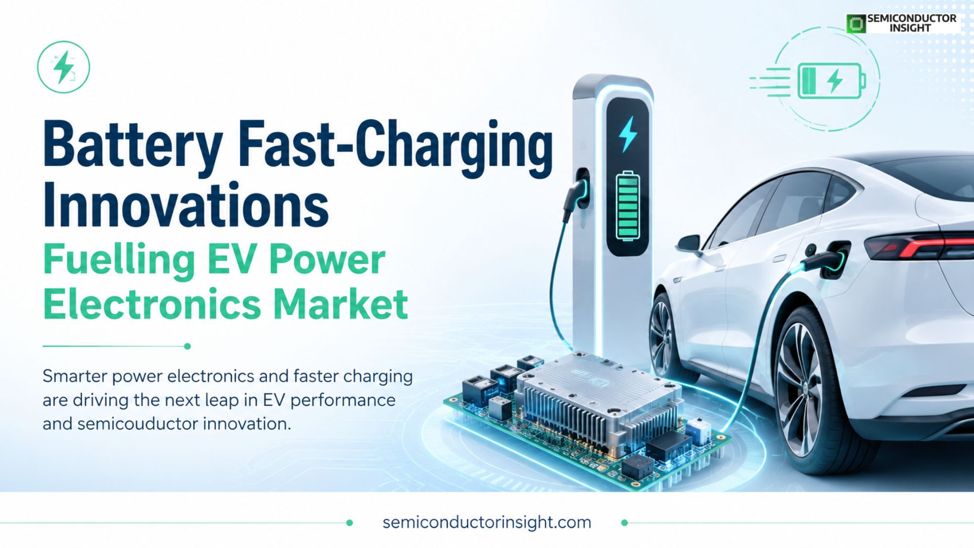 Battery Fast-Charging Innovations Fuelling EV power electronics market