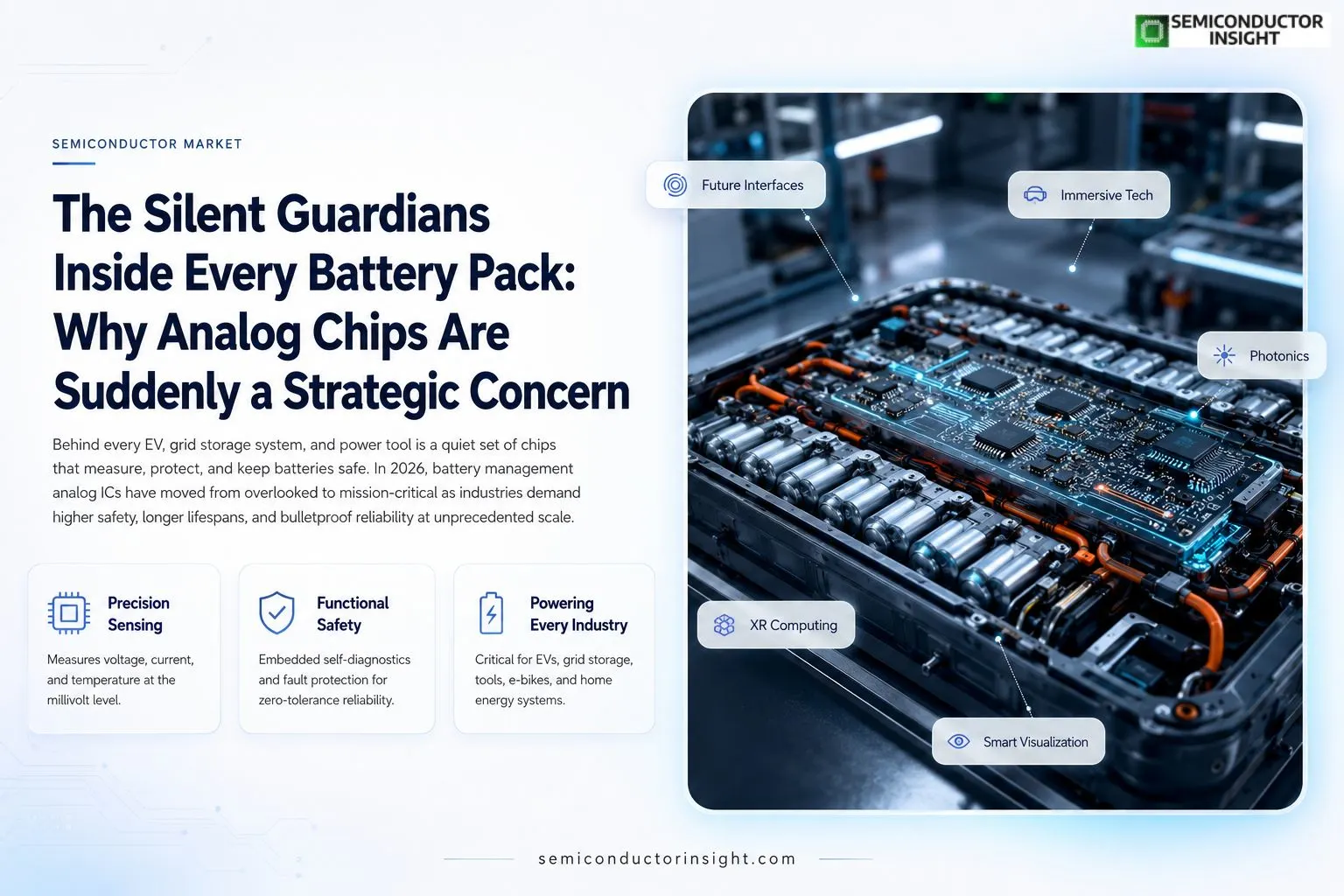 The Silent Guardians Inside Every Battery Pack: Why Analog Chips Are Suddenly a Strategic Concern in 2026