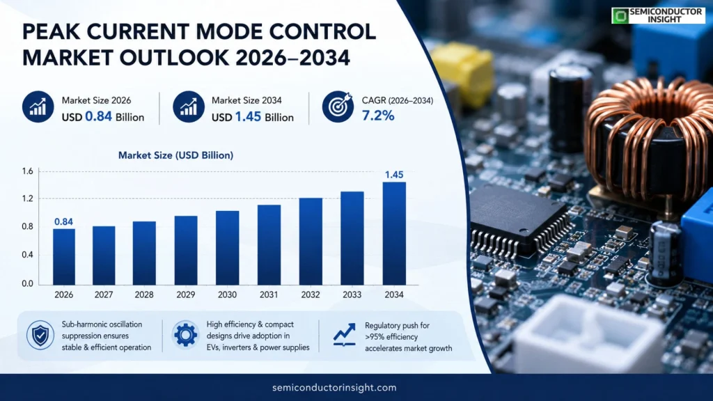 Peak current mode control with sub-harmonic oscillation suppression Market Competitor Analysis