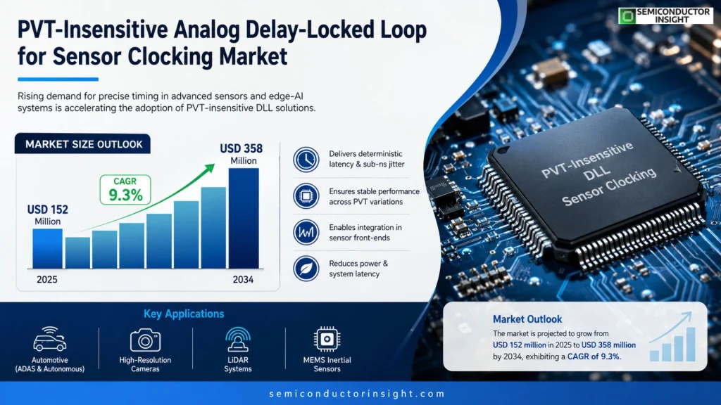 PVT-insensitive analog delay-locked loop for sensor clocking Market Size 2026