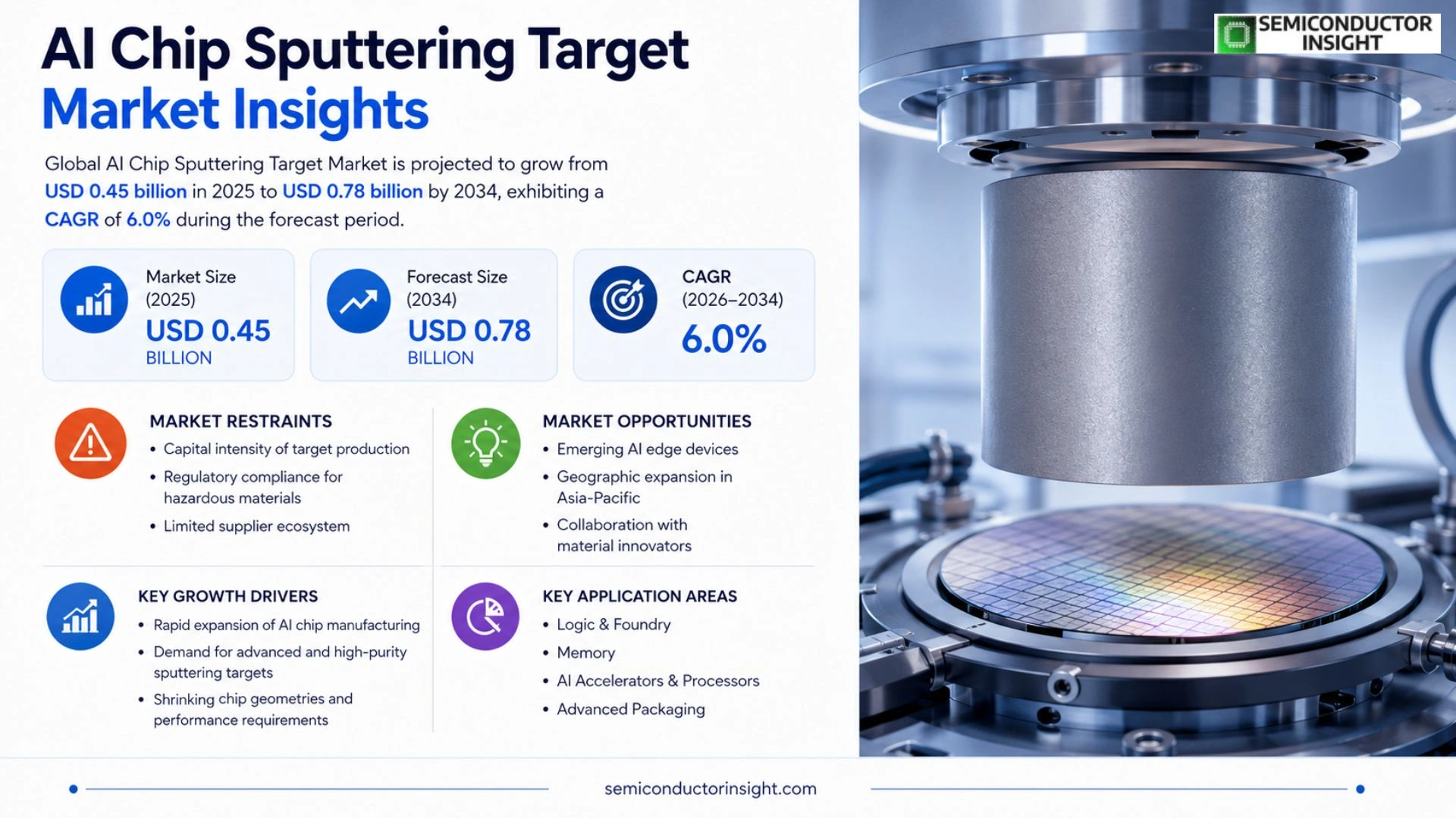 AI Chip Sputtering Target Market Size 
