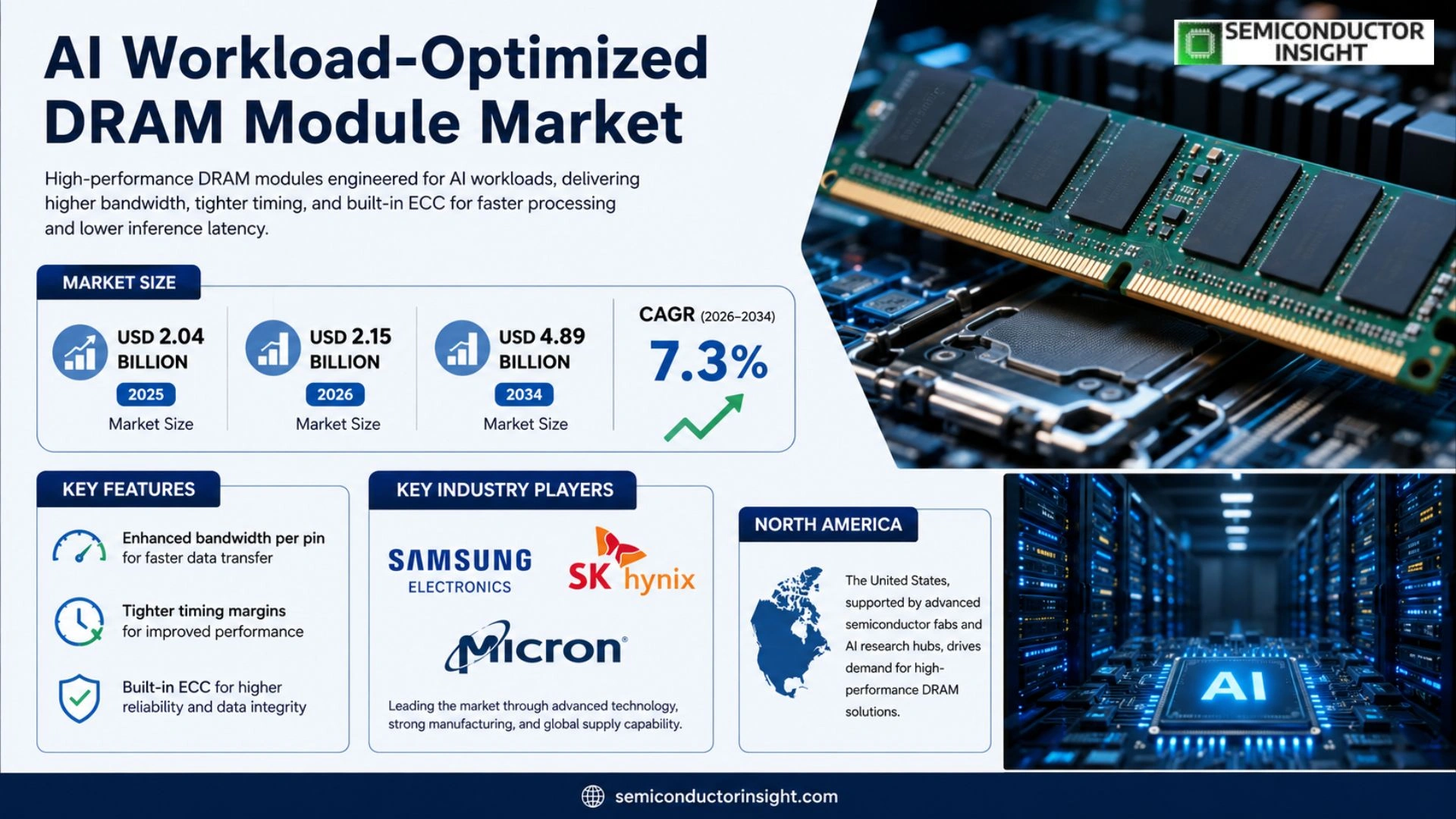 AI Workload-Optimized DRAM Module Market Outlook