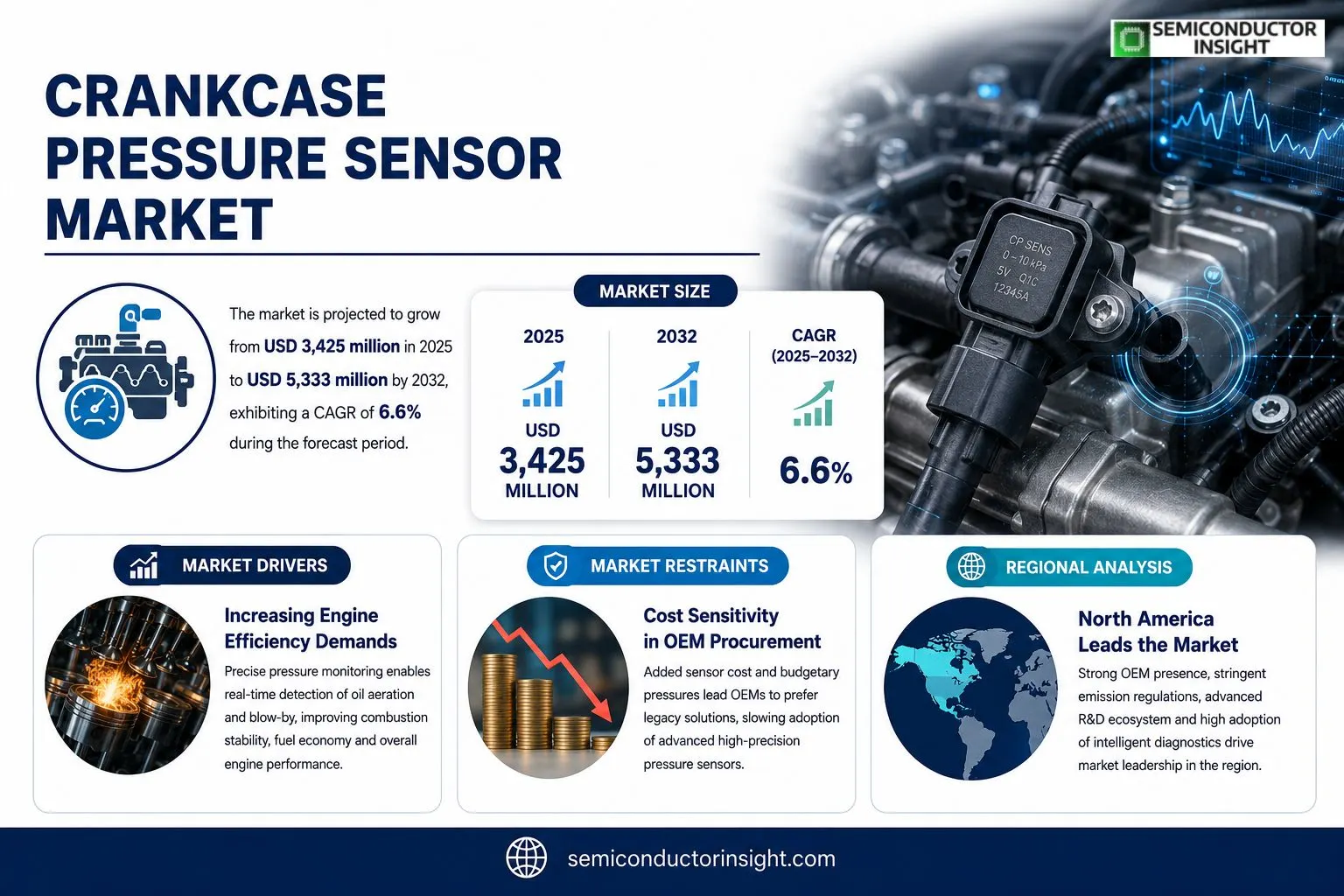 Crankcase Pressure Sensor Market Size