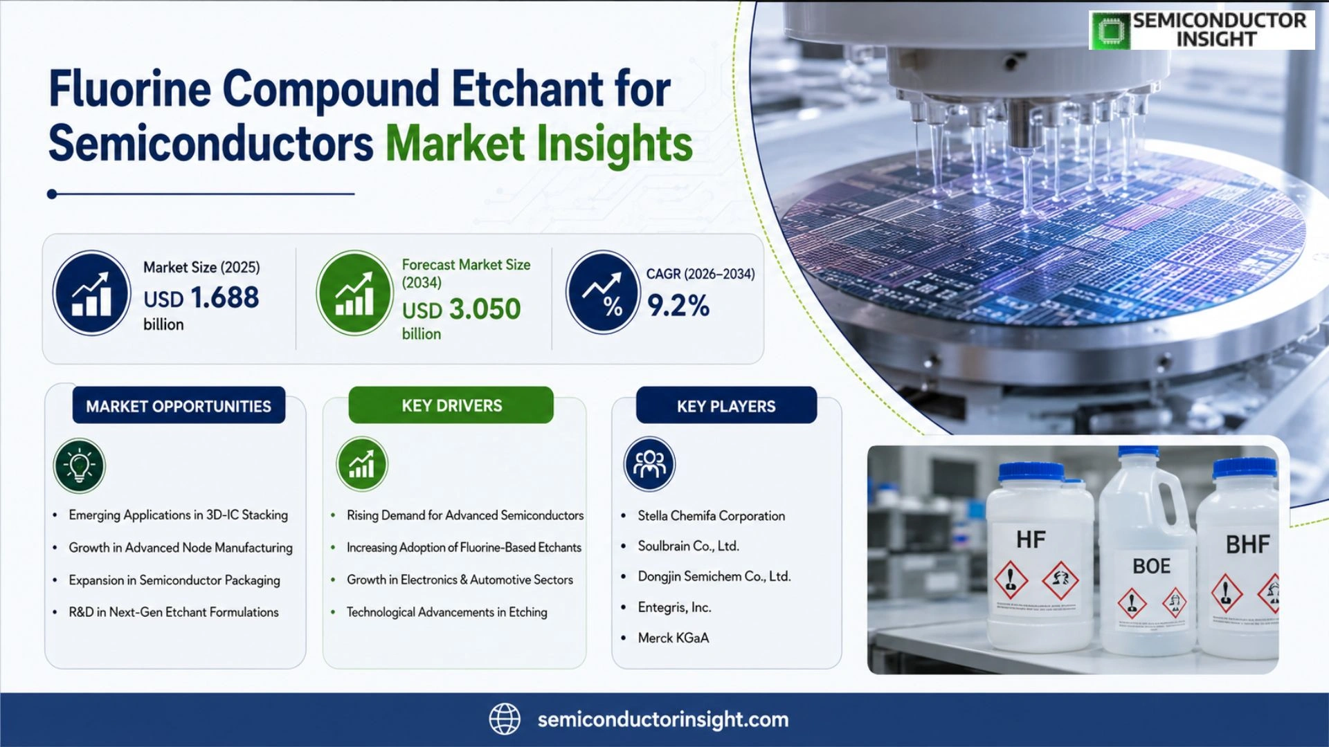 Fluorine Compound Etchant for Semiconductors Market Size & Forecast
