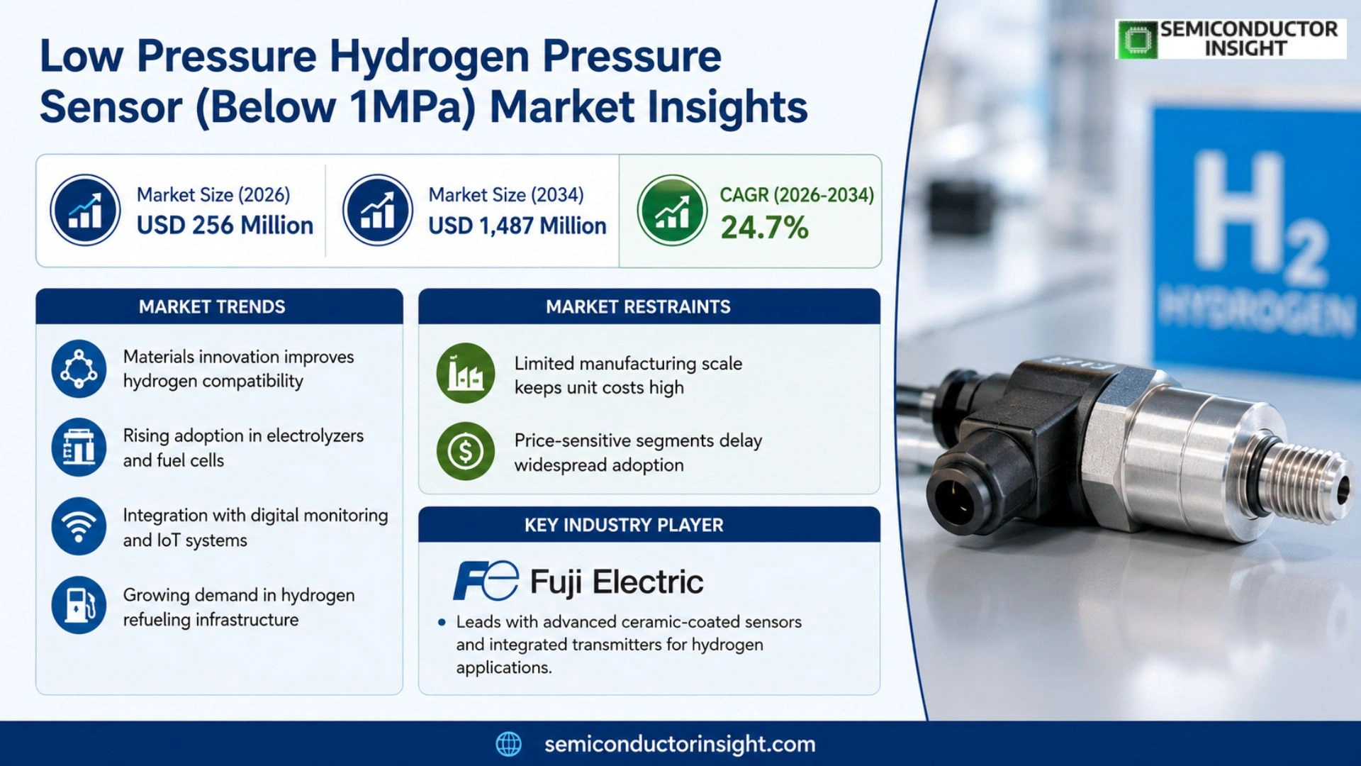 Low Pressure Hydrogen Pressure Sensor (Below 1MPa) market Analysis