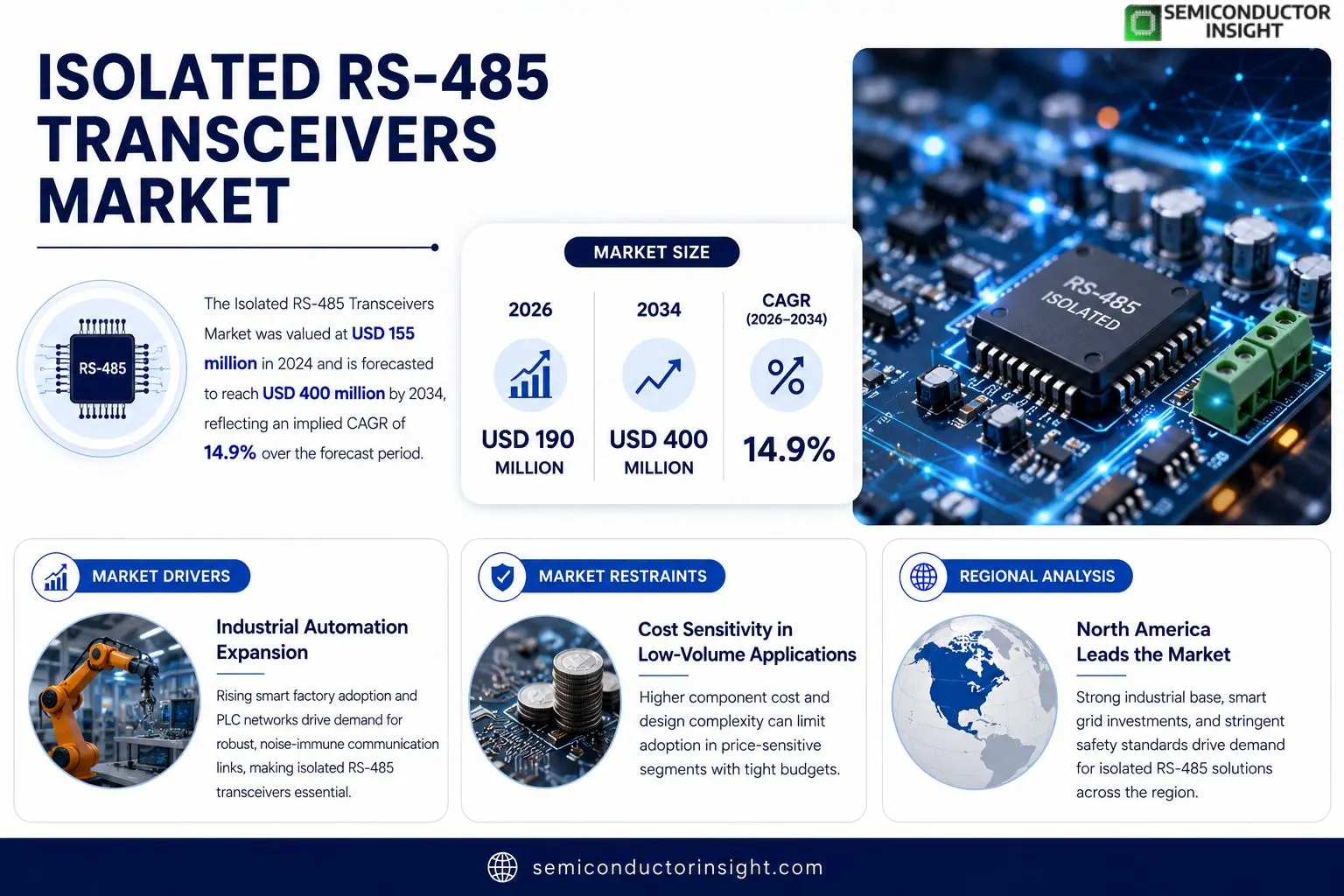 Isolated RS-485 Transceivers Market