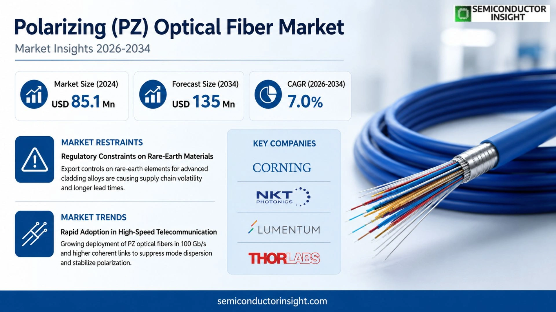  Polarizing (PZ) Optical Fiber Market Trends