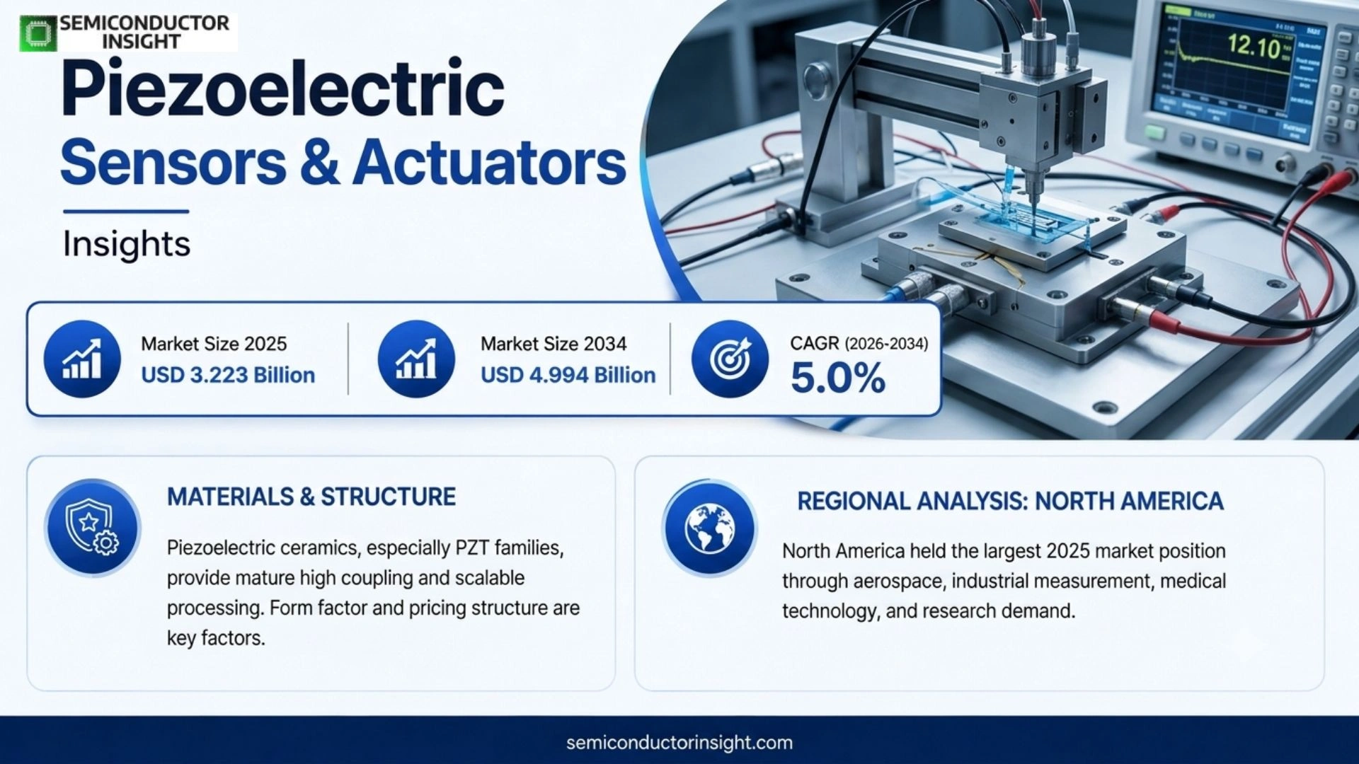Piezoelectric Sensors & Actuators Market Share 2026