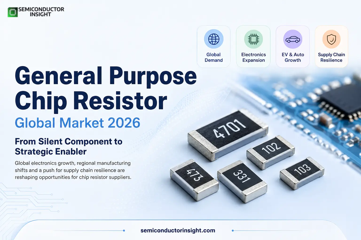 Top 5 Major Leading Regions for General Purpose Chip Resistor Market 2026 Where Billions of Electronic Devices Drive Component Demand