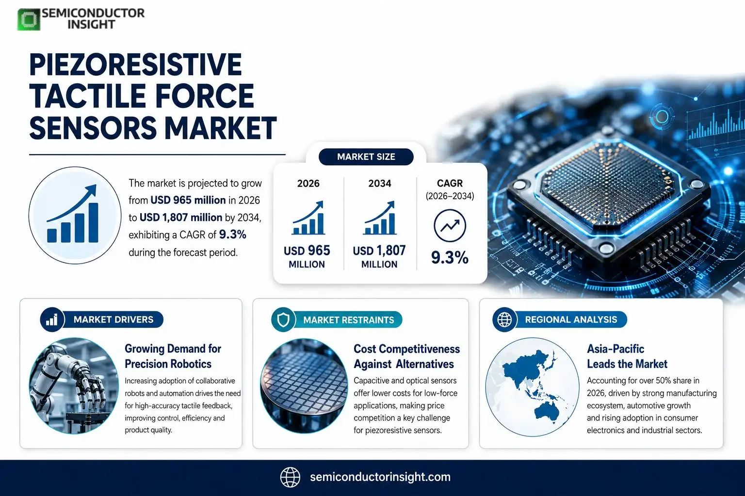 Piezoresistive Tactile Force Sensors Market Insights