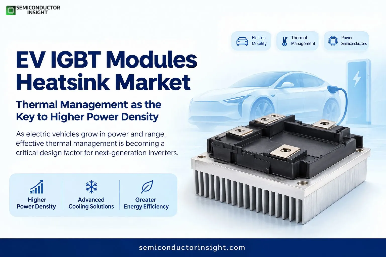 Conventional Heatsinks vs. Direct Cooling as the EV IGBT Modules Heatsink Market Evolves