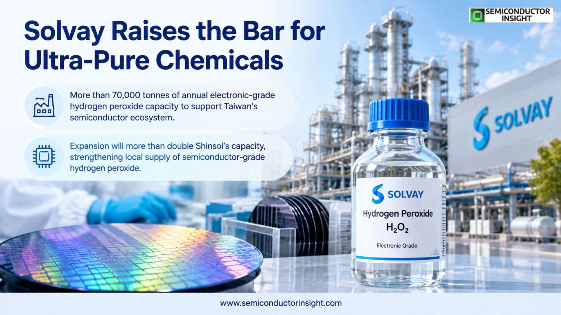 Solvay Raises the Bar for Ultra-Pure Chemicals With Taiwan Capacity Expansion