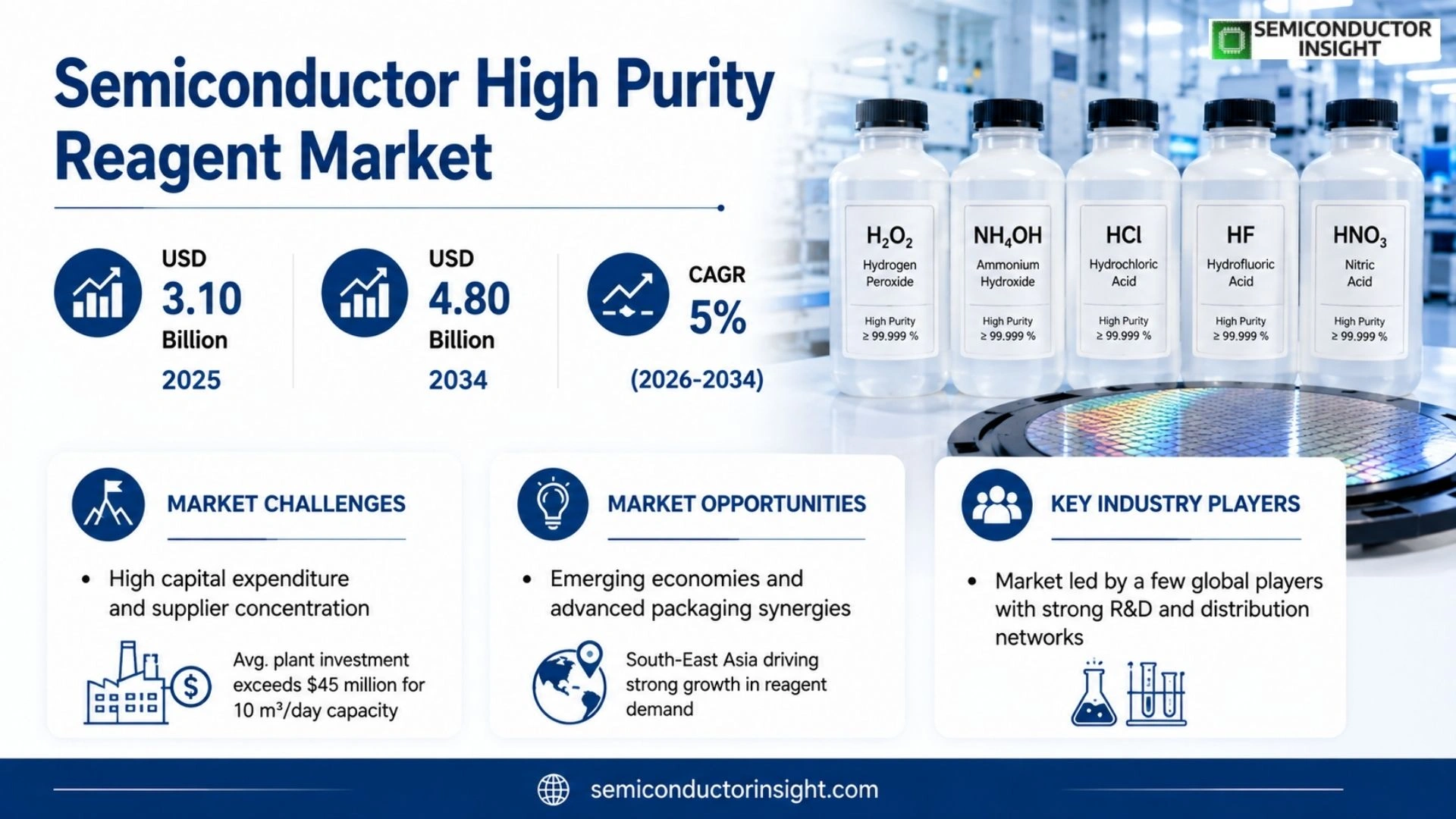 Semiconductor High Purity Reagent Market Prizing