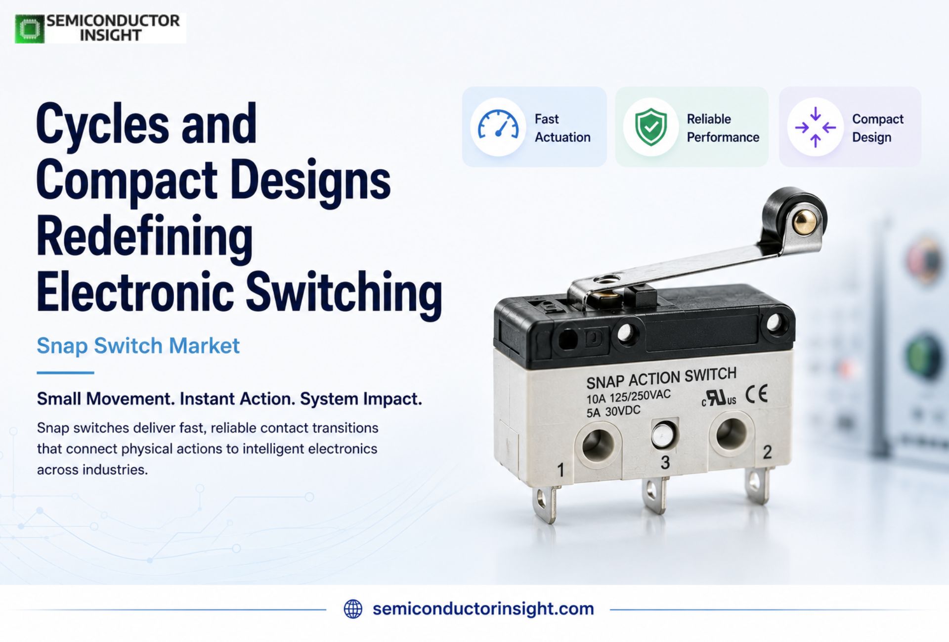 Snap Switch Market 2026: 3,000,000 Cycles and Compact Designs Redefining Electronic Switching