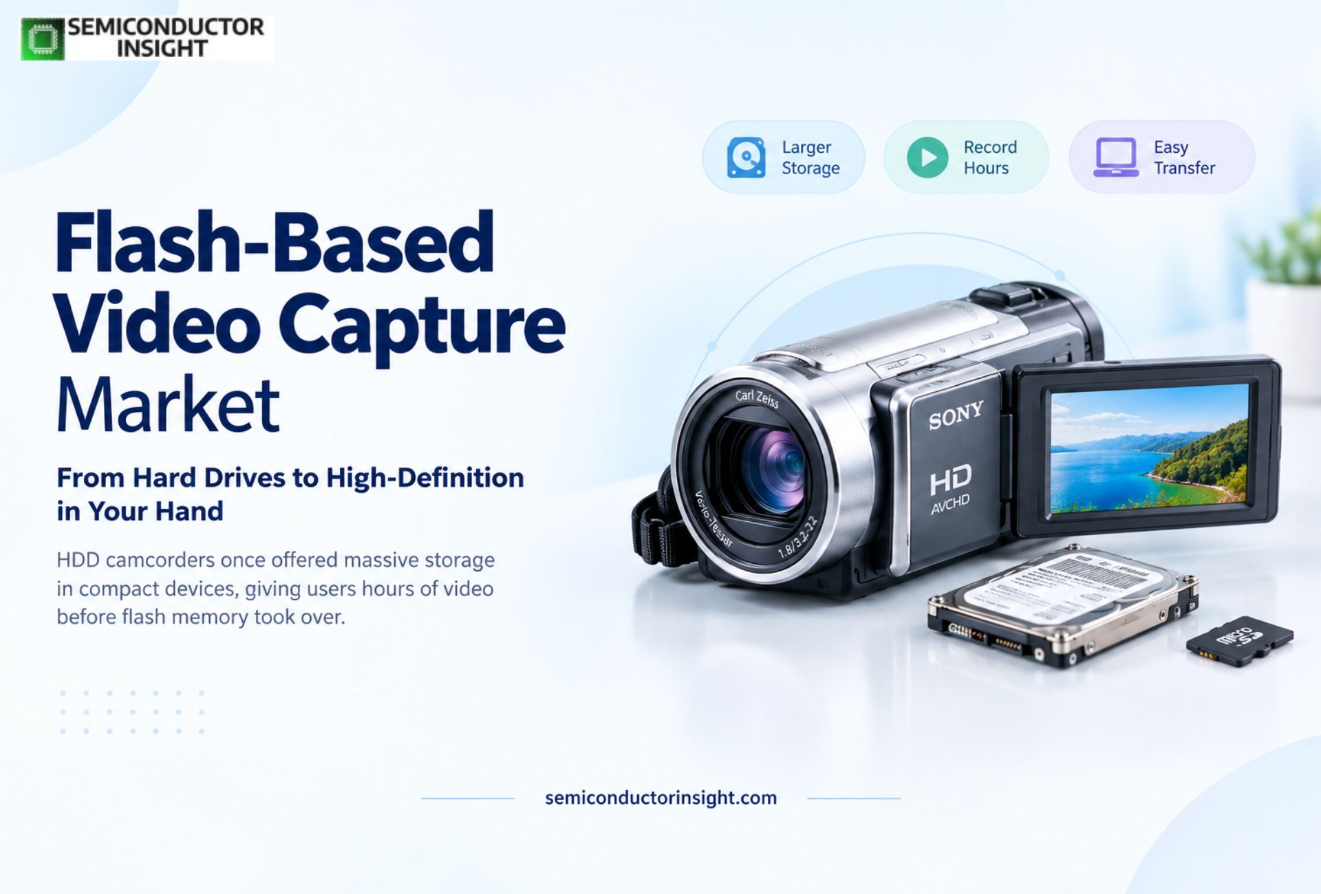HDD Camcorders Market 2026: From 30GB Recording Drives to Flash-Based Video Capture