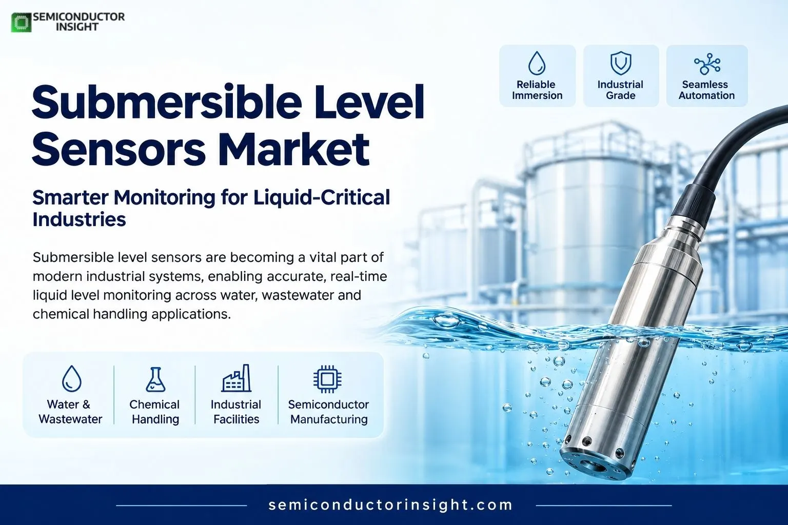 How Are Submersible Level Sensors Market Technologies Supporting Water and Chemical Control in Modern Fabs?