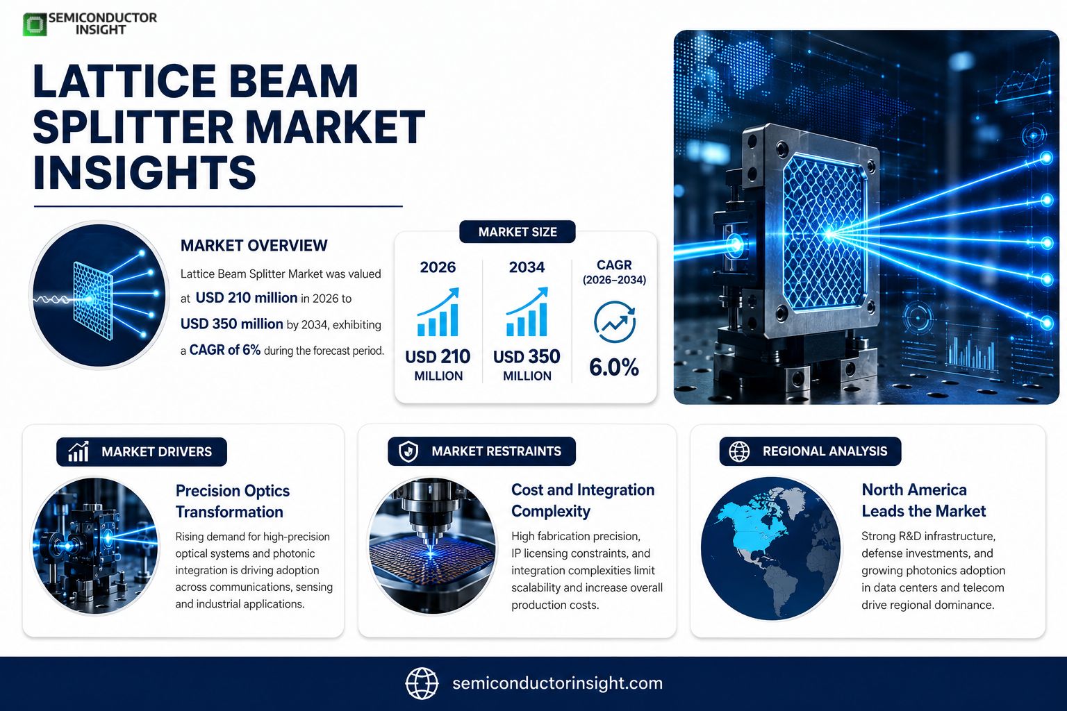 Lattice Beam Splitter Insights