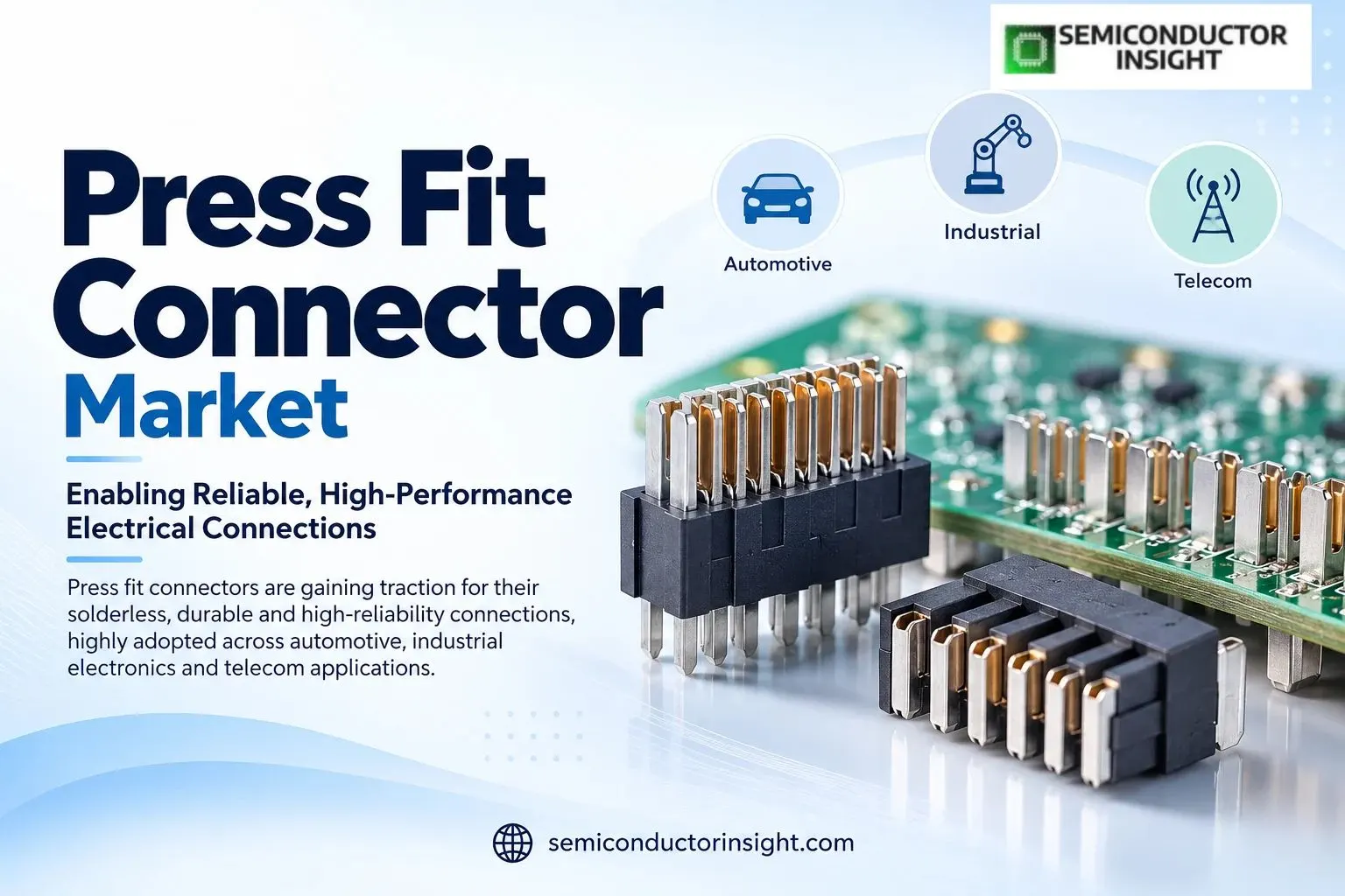 Press Fit Connector Market Review in 2026: Why Solderless PCB Connections Are Finding New Roles in High-Performance Systems?