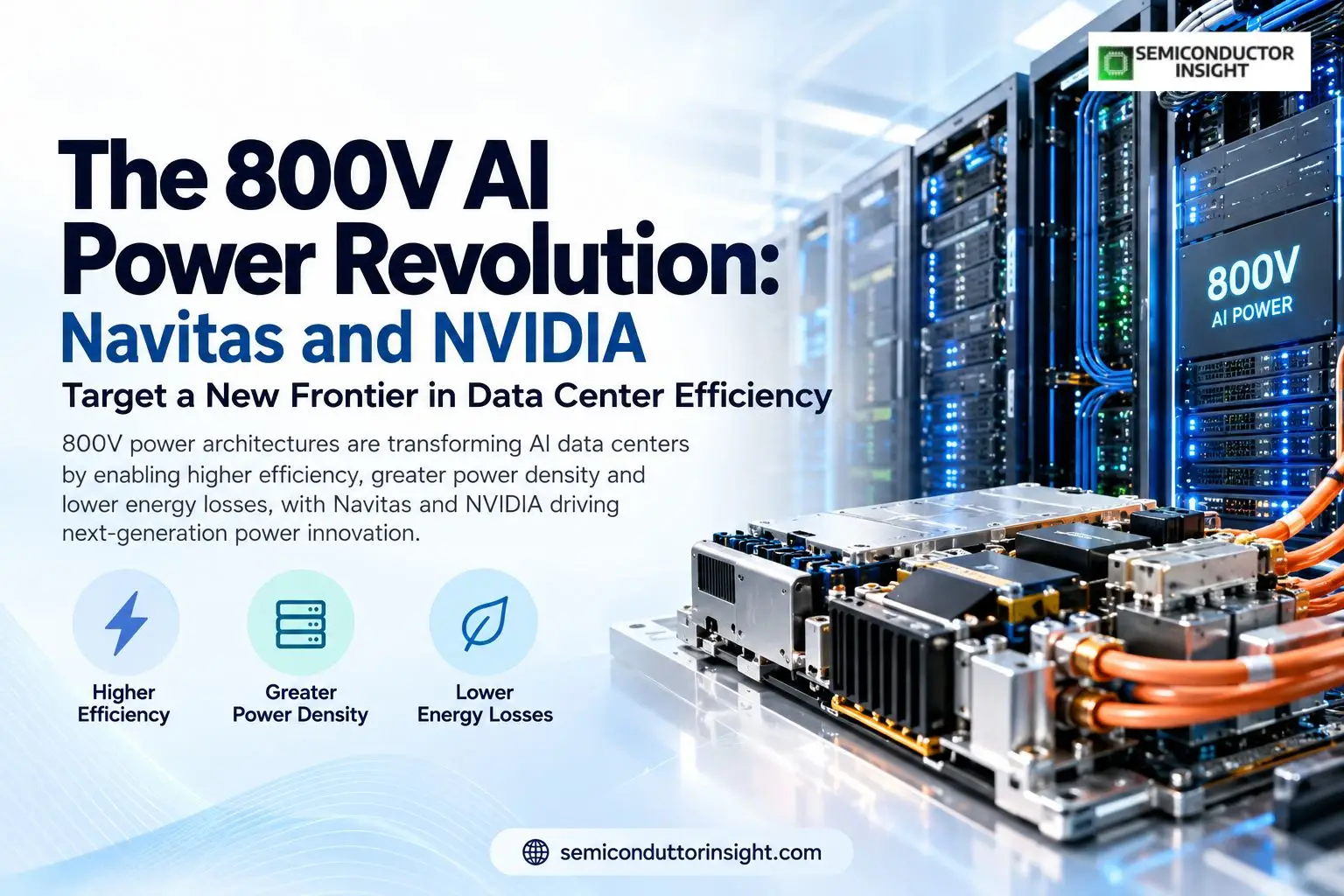 The 800V AI Power Revolution: Navitas and NVIDIA Target a New Frontier in Data Center Efficiency