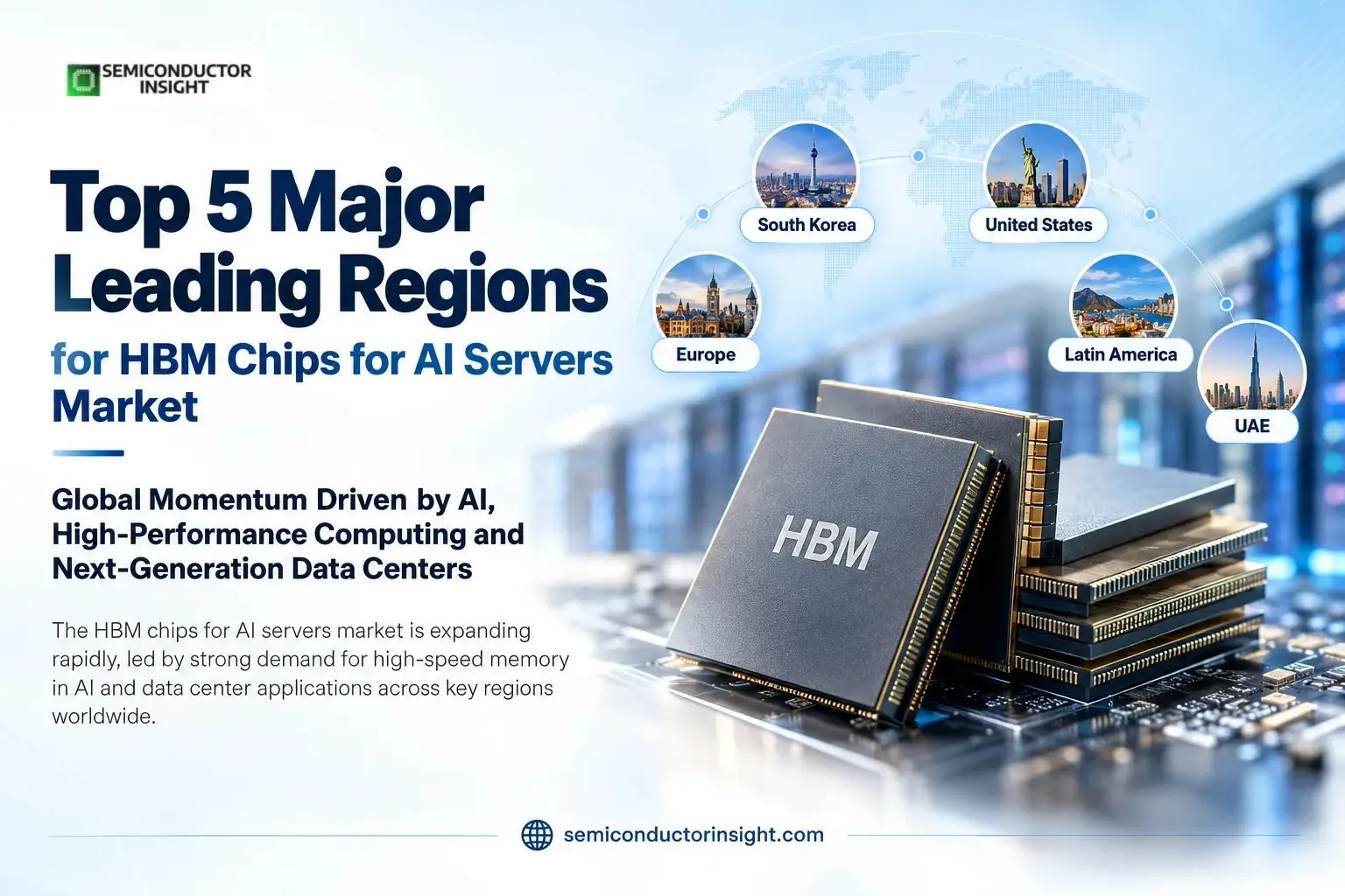 Top 5 Major Leading Regions for HBM chips for AI servers market and the Shift toward HBM4, Advanced Packaging and High-Bandwidth AI Infrastructure