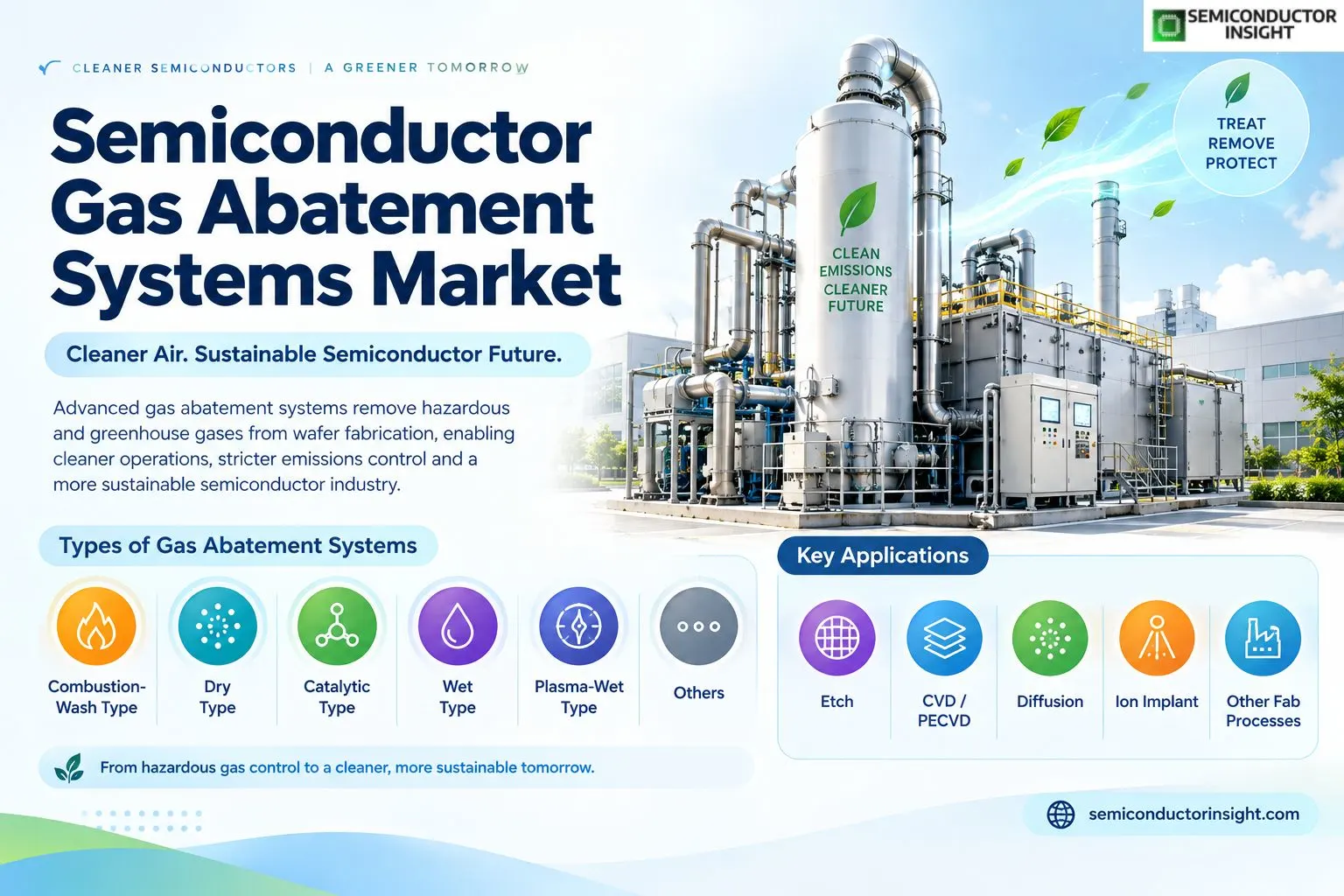 Semiconductor Gas Abatement Systems Market Size & Share